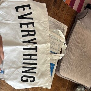 White Canvas Tote Bag